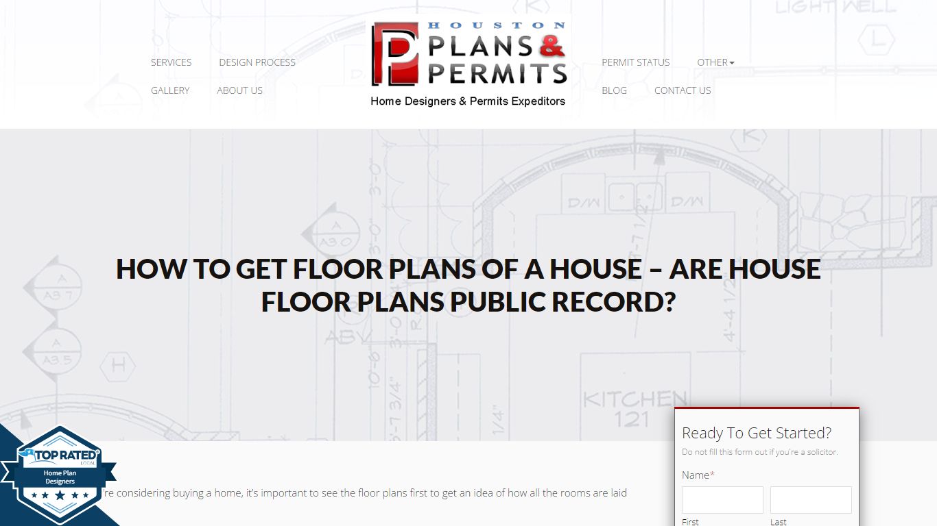 How to Get Floor Plans of a House | Are House Floor Plans Public Record?